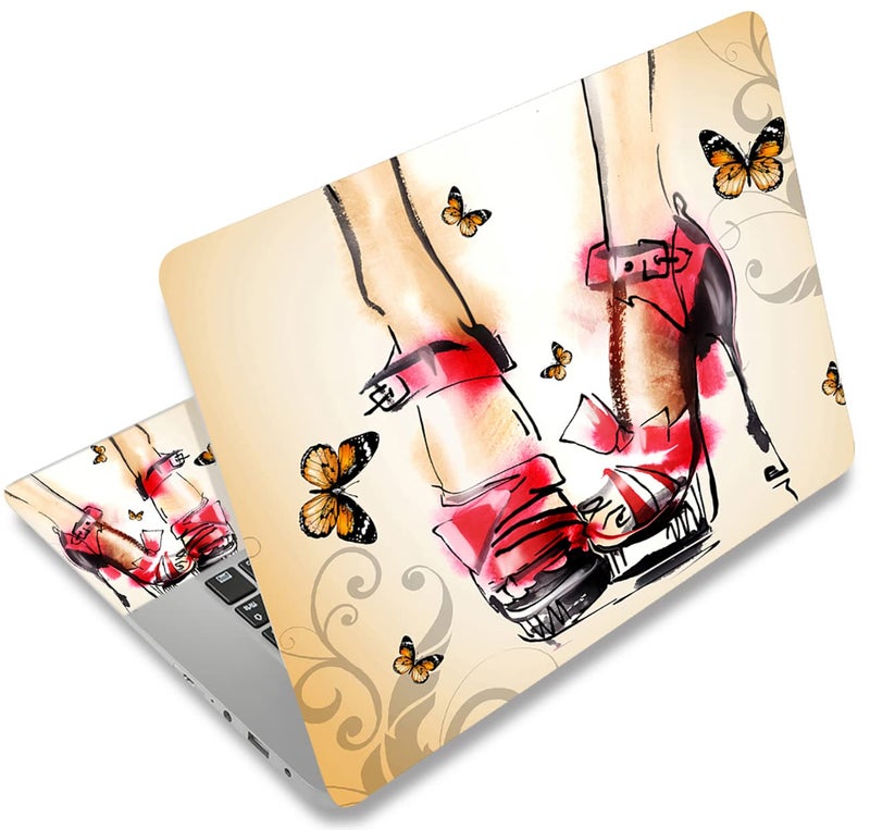 ICOLOR High Heel 11.6 12.1 13 13.3 14 15 15.4 15.6 inches Netbook Laptop Skin Sticker Reusable Protector for 11.6-15.6 Inch Apple Acer Leonovo Sony Asus Toshiba Hp Samsung Dell FY-NEK-006 - Image 1